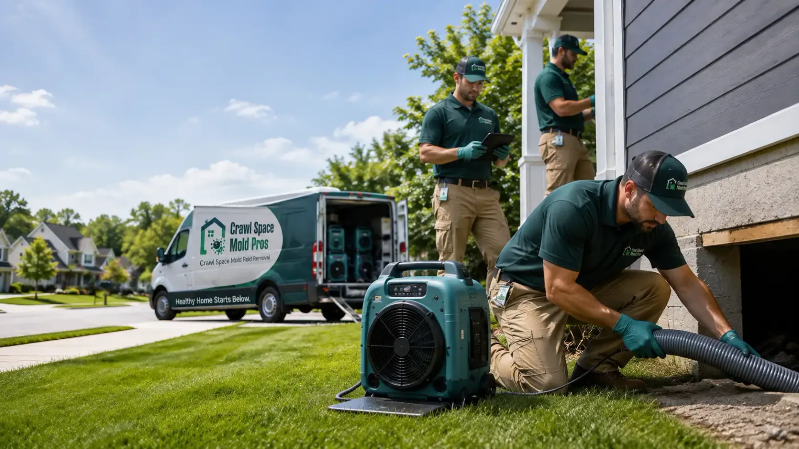 Crawl Space Mold Removal in Cascadia, OR